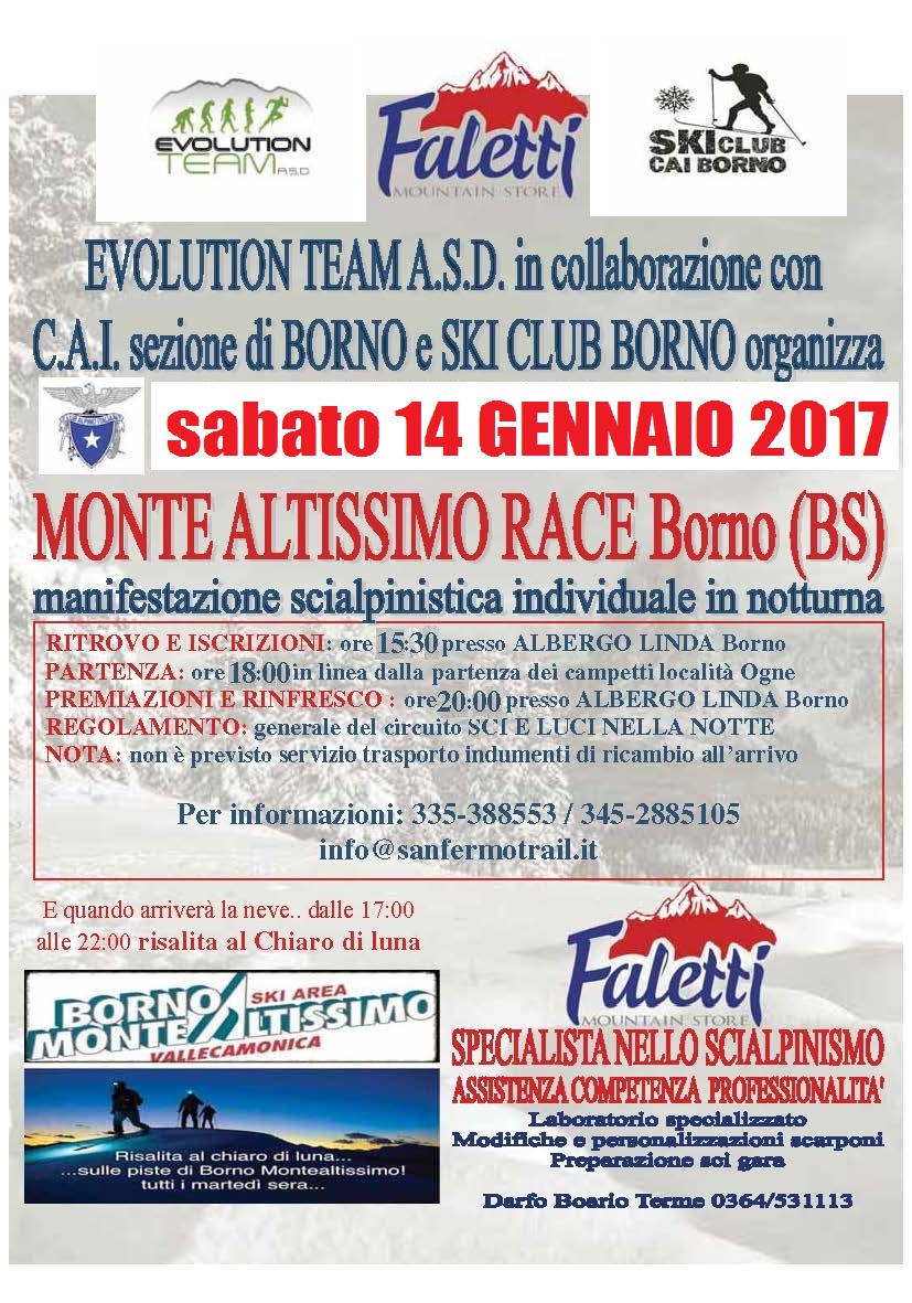 Monte Altissimo Race 2017